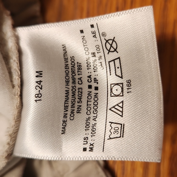 Old Navy Toddler Military Vest Size 18-24M Color Tan - Picture 7 of 7